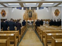 Msza Święta pod przewodnictwem biskupa Ildeverta Mouangi